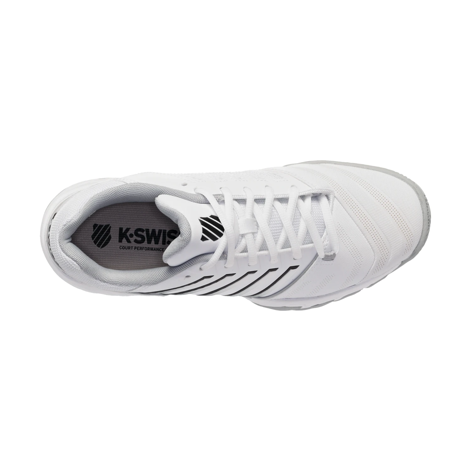 K-Swiss Bigshot Light 4 (Men's) - White/Highrise/Black (Available Size: 12) 6 K-Swiss Bigshot Light 4 (Men's) - White/Highrise/Black (Available Size: 12) - Image 4
