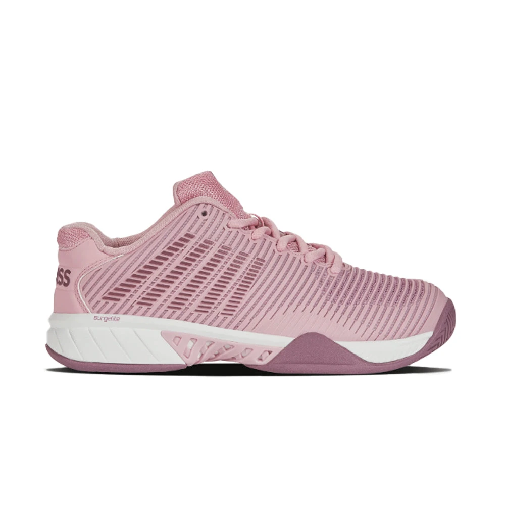K-Swiss Hypercourt Express 2 (Women's) - Cameo Pink/Grape Nectar/Orchid Haze 3 K-Swiss Hypercourt Express 2 (Women's) - Cameo Pink/Grape Nectar/Orchid Haze