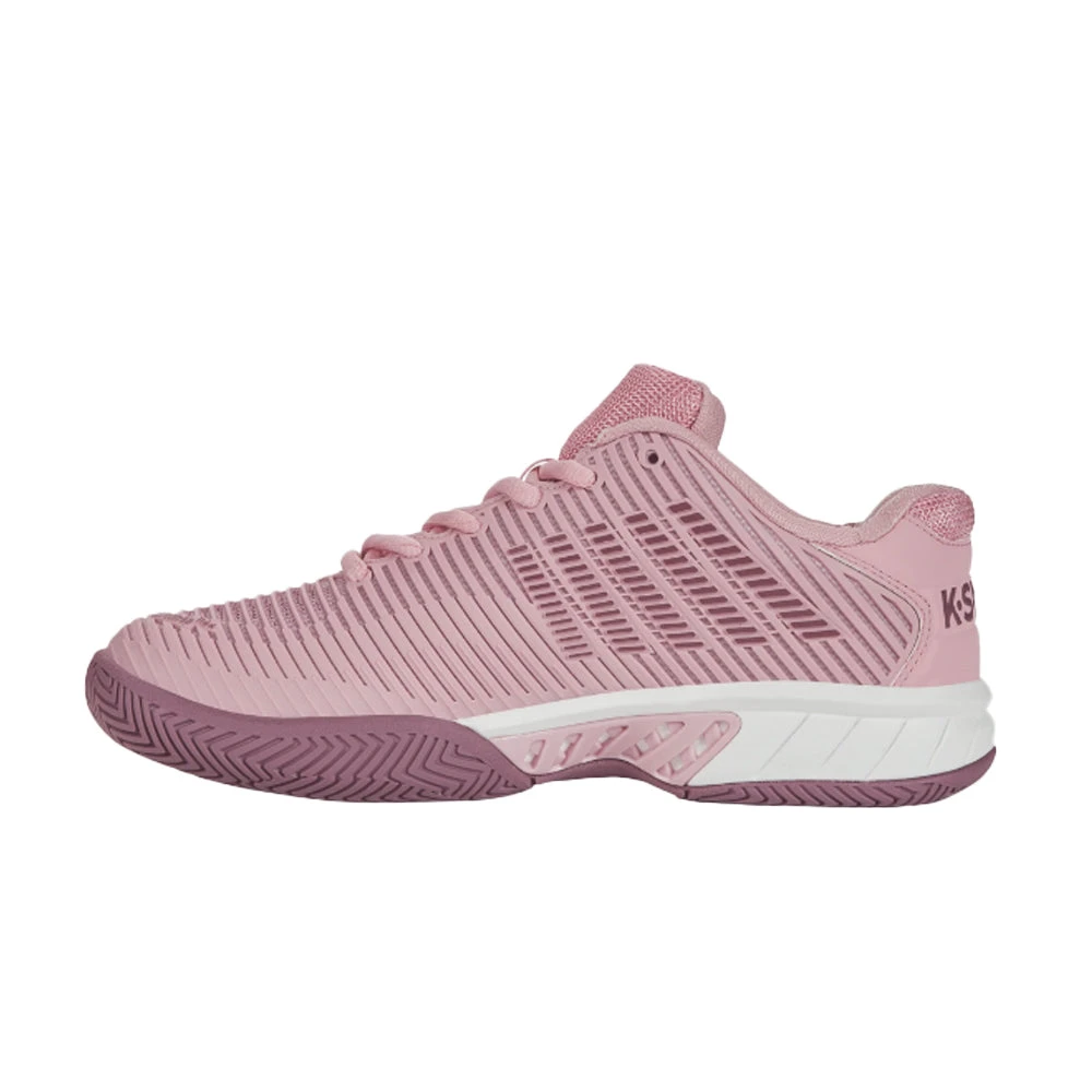 K-Swiss Hypercourt Express 2 (Women's) - Cameo Pink/Grape Nectar/Orchid Haze 4 K-Swiss Hypercourt Express 2 (Women's) - Cameo Pink/Grape Nectar/Orchid Haze - Image 2