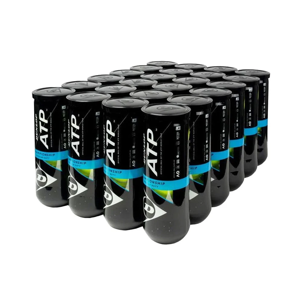 Dunlop ATP Championship Regular Duty Tennis Ball - Case (24 Cans-72 Balls) 3 Dunlop ATP Championship Regular Duty Tennis Ball - Case (24 Cans-72 Balls)