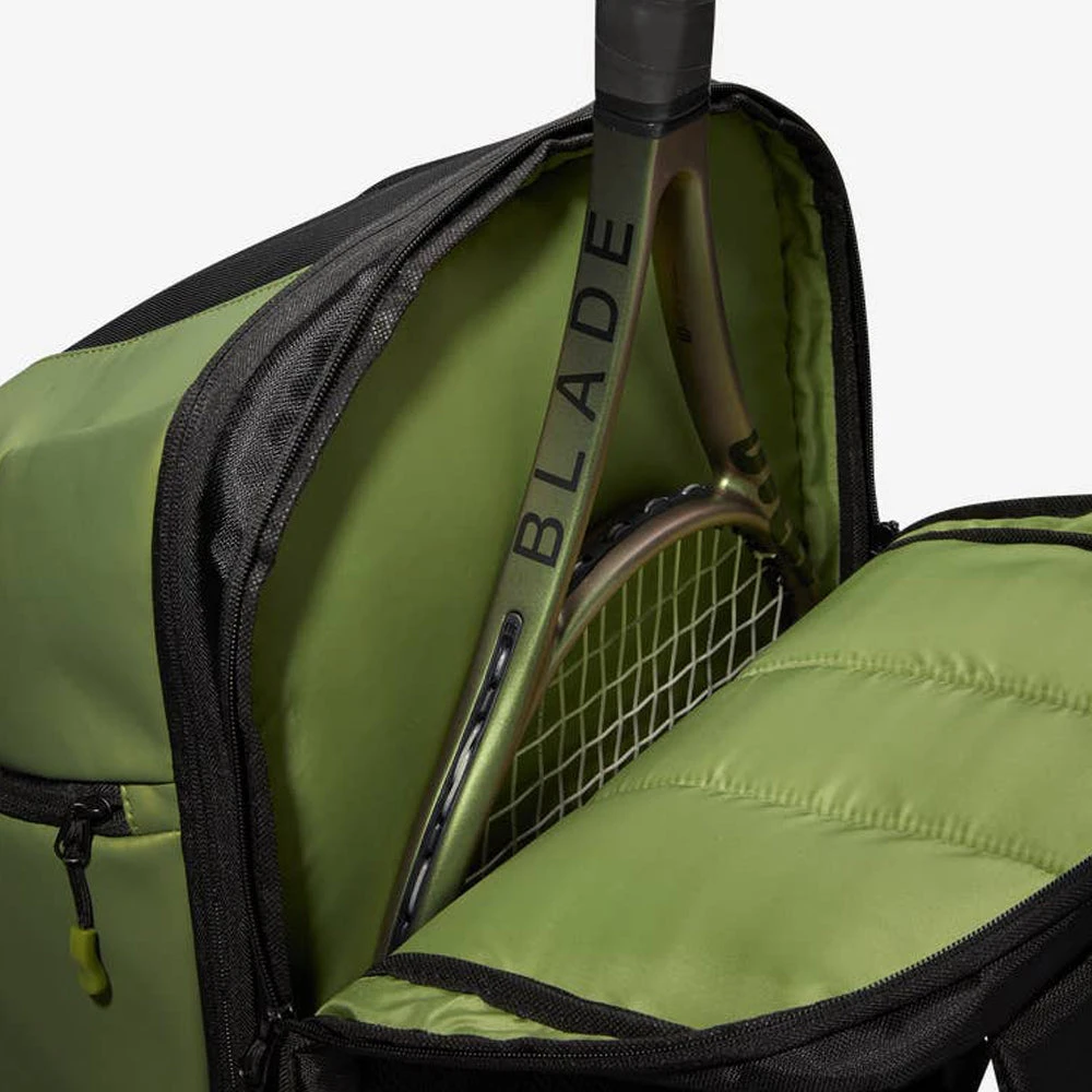 Wilson Blade V8 Backpack - Black/Green 5 Wilson Blade V8 Backpack - Black/Green - Image 3