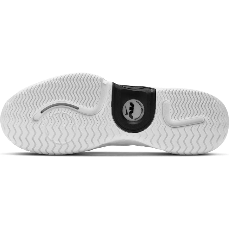 Nike Court Air Zoom GP Turbo (Men's) - White/Black 8 Nike Court Air Zoom GP Turbo (Men's) - White/Black - Image 6