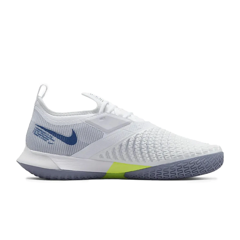 Nike Court React Vapor NXT (Men's) - White/Ashen Slate/Volt/Mystic Navy 4 Nike Court React Vapor NXT (Men's) - White/Ashen Slate/Volt/Mystic Navy - Image 2