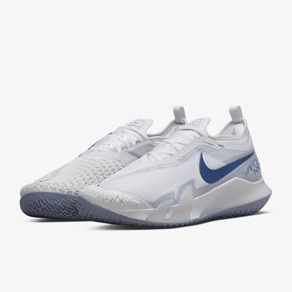 Nike Court React Vapor NXT (Men's) - White/Ashen Slate/Volt/Mystic Navy 7 Nike Court React Vapor NXT (Men's) - White/Ashen Slate/Volt/Mystic Navy - Image 5