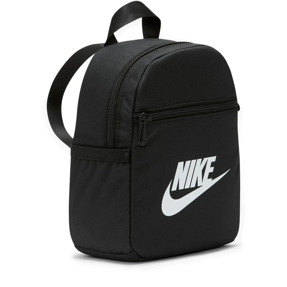 Nike Sportswear Futura 365 Women's Mini Backpack - Black/Black/White 6 Nike Sportswear Futura 365 Women's Mini Backpack - Black/Black/White - Image 4