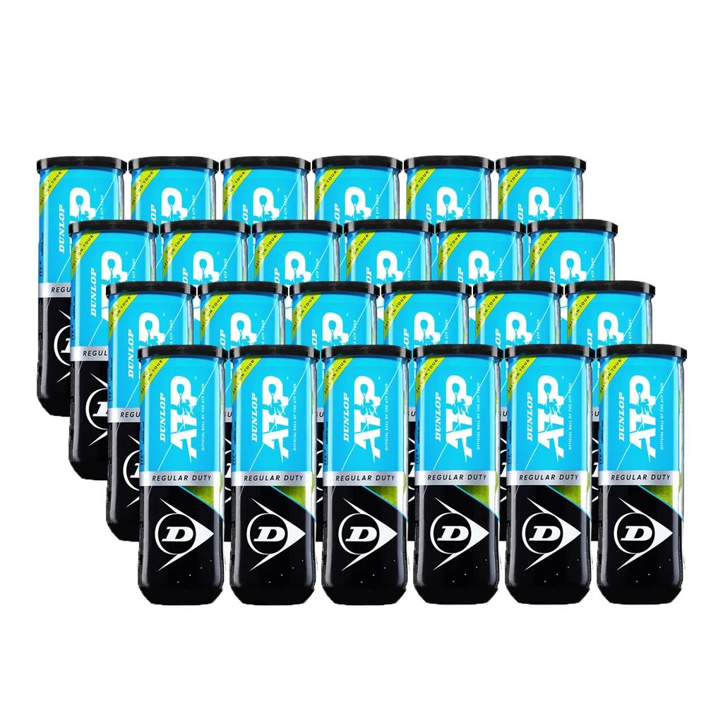 Dunlop ATP Regular Duty Tennis Ball - Case (24 Cans - 72 Balls) 3 Dunlop ATP Regular Duty Tennis Ball - Case (24 Cans - 72 Balls)