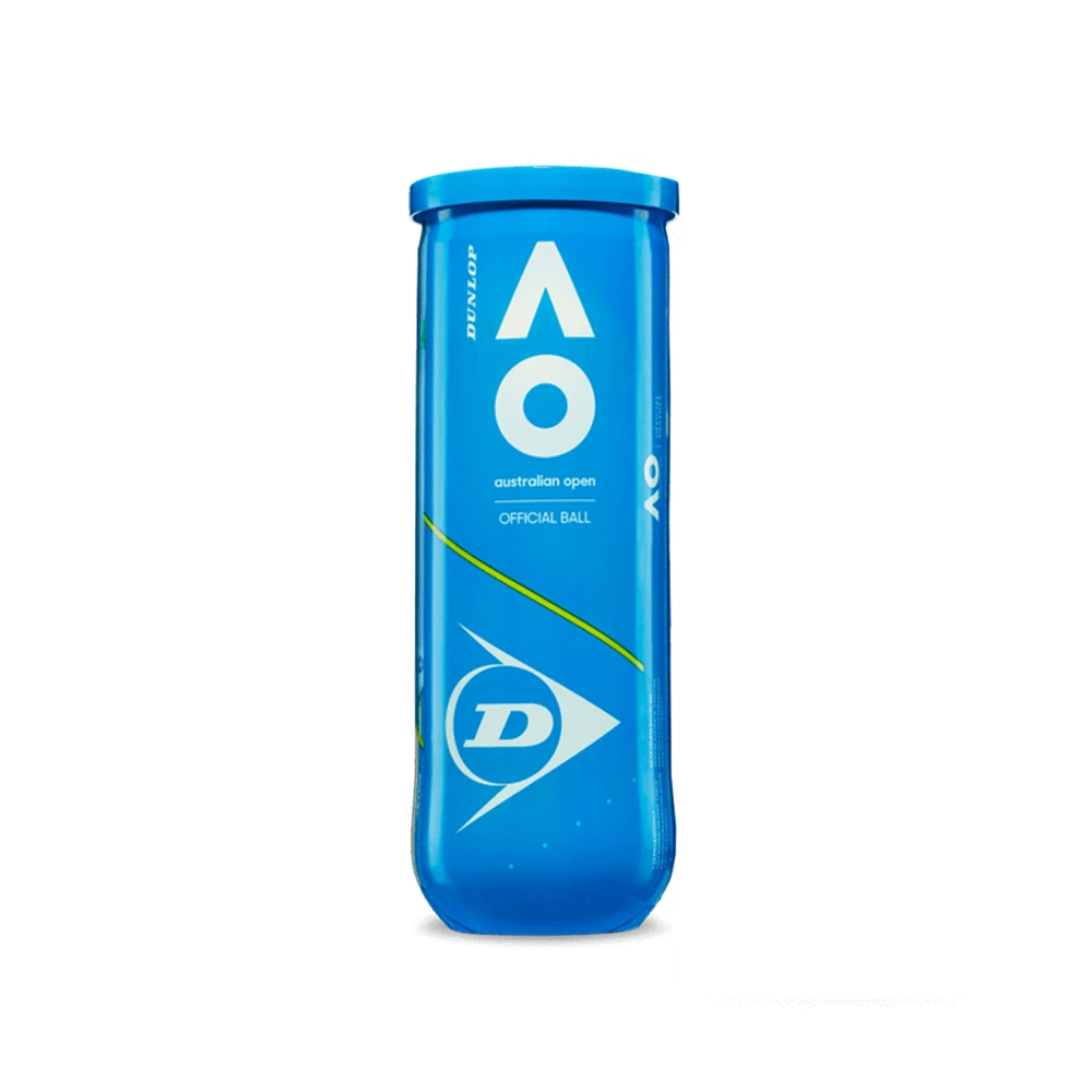 Dunlop Australian Open Tennis Ball - Individual Can (3 Balls) 3 Dunlop Australian Open Tennis Ball - Individual Can (3 Balls)