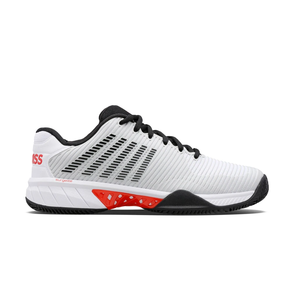 K-Swiss Hypercourt Express 2 (Men's) - White/Red (Available Size: 13) 3 K-Swiss Hypercourt Express 2 (Men's) - White/Red (Available Size: 13)