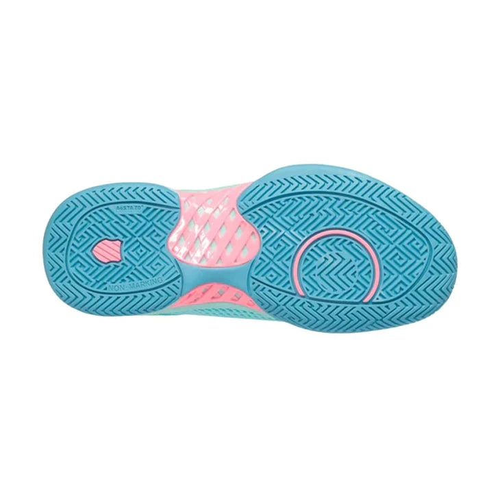 K-Swiss Express Light Pickleball (Women's) - Aruba Blue/Maui Blue/Neon Pink 5 K-Swiss Express Light Pickleball (Women's) - Aruba Blue/Maui Blue/Neon Pink - Image 3