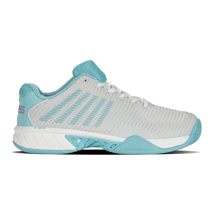 K-Swiss Hypercourt Express 2 (Women's) - Brilliant White/Angel Blue/Sheer Lilac 3 K-Swiss Hypercourt Express 2 (Women's) - Brilliant White/Angel Blue/Sheer Lilac
