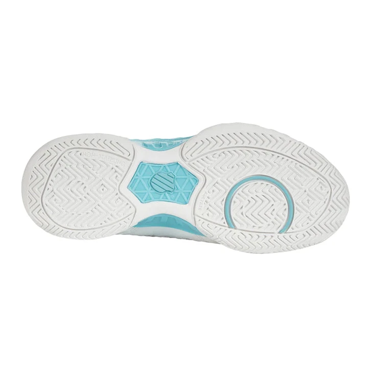 K-Swiss Bigshot Light 4 (Women's) - Brilliant White/Angel Blue/Sheer Lilac 5 K-Swiss Bigshot Light 4 (Women's) - Brilliant White/Angel Blue/Sheer Lilac - Image 3