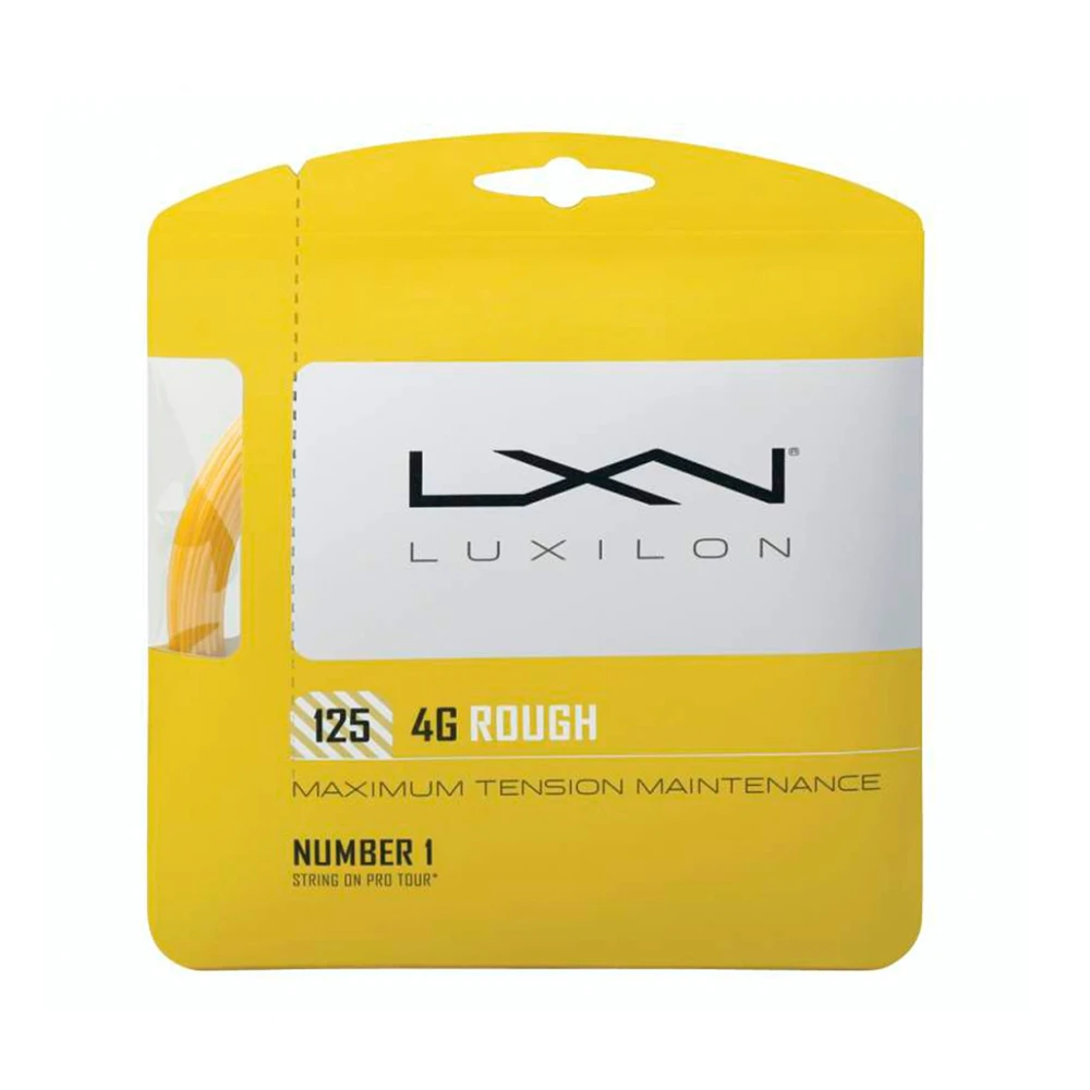 Luxilon 4G Rough 125 Pack - Gold 3 Luxilon 4G Rough 125 Pack - Gold