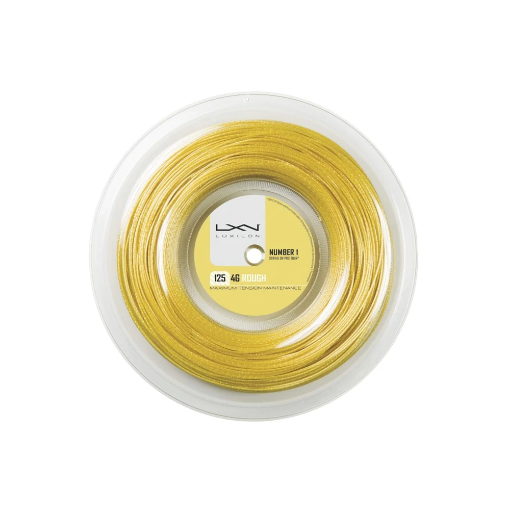 Luxilon 4G Rough 125 Reel (200m) - Gold 3 Luxilon 4G Rough 125 Reel (200m) - Gold