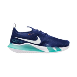 Cheap Tennis Shop 4 Nike Court React Vapor NXT (Men's) - Deep Royal Blue/White/Dynamic Turq (Available Size: 12.5)
