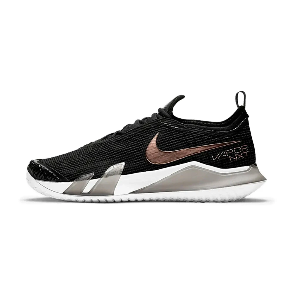 Nike Court React Vapor NXT (Women's) - Black/Metallic Red Bronze/White 4 Nike Court React Vapor NXT (Women's) - Black/Metallic Red Bronze/White - Image 2