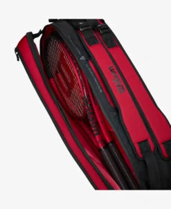 Wilson Clash V2 Super Tour 6 Pack Bag - Black/Red -Cheap Tennis Shop WR8016501 C
