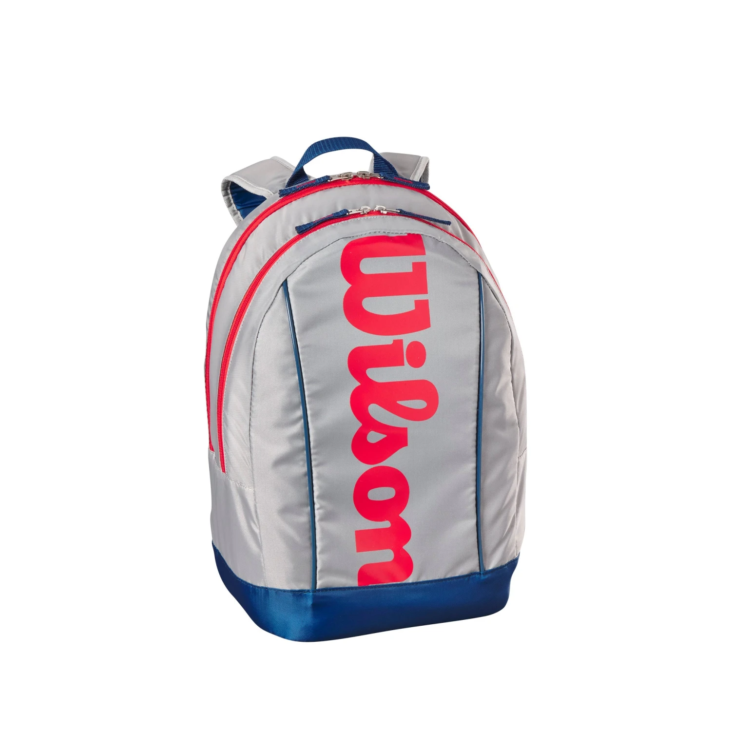 Wilson Junior Backpack - Light Grey/Red/Blue 3 Wilson Junior Backpack - Light Grey/Red/Blue