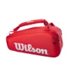 Wilson Super Tour 15 Pack Tennis Bag - Red -Cheap Tennis Shop WilsonSuperTour9PackTennisBag Red