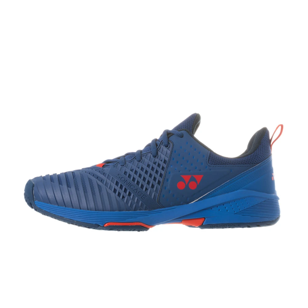 Yonex Power Cushion Sonicage 3 Clay (Men's) - Navy/Red 4 Yonex Power Cushion Sonicage 3 Clay (Men's) - Navy/Red - Image 2