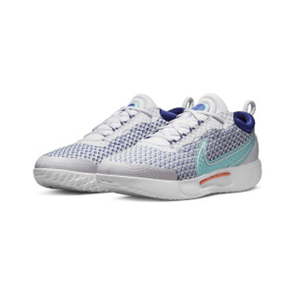 Nike Court Zoom Pro (Men's) - White/Dynamic Turq-Deep Royal Blue 5 Nike Court Zoom Pro (Men's) - White/Dynamic Turq-Deep Royal Blue - Image 3