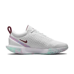 Nike Court Zoom Pro (Women's) - White/Dark Beetroot -Cheap Tennis Shop dh100d
