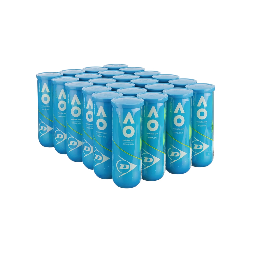 Dunlop Australian Open Tennis Ball - Case (24 Cans - 72 Balls) 3 Dunlop Australian Open Tennis Ball - Case (24 Cans - 72 Balls)
