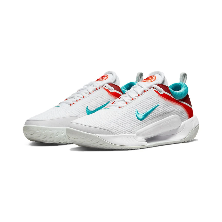 Nike Court Zoom NXT (Men's) - White/Washed Teal/Light Silver 4 Nike Court Zoom NXT (Men's) - White/Washed Teal/Light Silver - Image 2