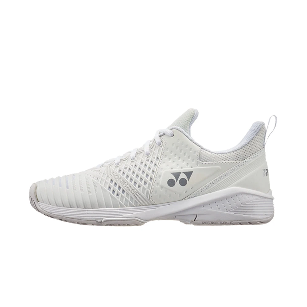 Yonex Power Cushion Sonicage 3 (Women's) - White/Silver 4 Yonex Power Cushion Sonicage 3 (Women's) - White/Silver - Image 2