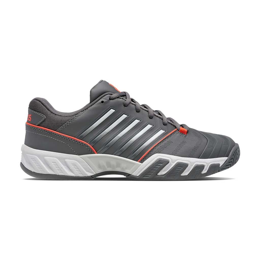 K-Swiss Bigshot Light 4 (Men's) - Asphalt/White/Spicy Orange (Available Size: 8-12) 3 K-Swiss Bigshot Light 4 (Men's) - Asphalt/White/Spicy Orange (Available Size: 8-12)